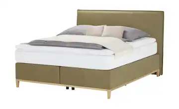 Boxspringbett 180 cm H2 & H3 Grün