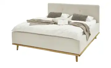 Musterring Polsterbett mit Bettkasten Delphi Cord Beige Mit Matratze H2 & H2 180 cm