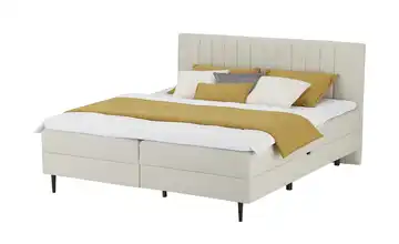 Twist Polsterbett mit Bettkasten Beige 180 cm