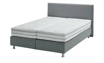 vanDoorn Boxspringbett Wendematratze Flexline 2.0 Grau 160 cm Kopfteilhöhe 80 cm H2 & H3, H4 & H5