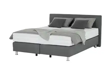 vanDoorn Boxspringbett Wendematratze Grau Kopfteilhöhe 105 cm 180 cm H4 & H5