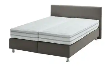vanDoorn Boxspringbett Wendematratze Steingrau Kopfteilhöhe 95 cm 160 cm H4 & H5
