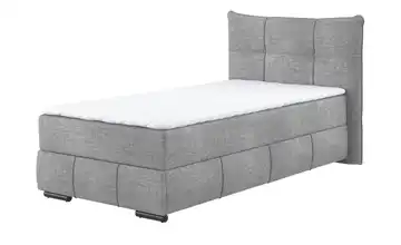 Boxbett 100 cm Silbergrau