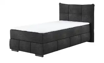 Boxbett 100 cm Schwarz