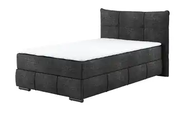 Boxbett 120 cm Schwarz