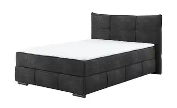 Boxbett 140 cm Schwarz