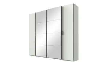 Dreh-/ Schwebetürenschrank Weiß Drehtüren in Weiß Weiß 227 cm
