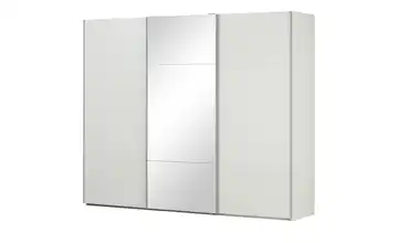 Kollektion Kraft Schwebetürenschrank inklusive Zubehör 271 cm mit Spiegel Weiß