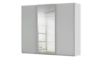 Kollektion Kraft Schwebetürenschrank inklusive Zubehör 271 cm mit Spiegel Seidengrau
