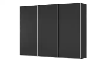 Kollektion Kraft Schwebetürenschrank inklusive Zubehör ohne Spiegel 301 cm Schwarz