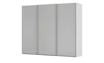 Kollektion Kraft Schwebetürenschrank inklusive Zubehör 271 cm ohne Spiegel Seidengrau