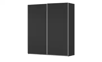 Kollektion Kraft Schwebetürenschrank inklusive Zubehör 181 cm ohne Spiegel Schwarz