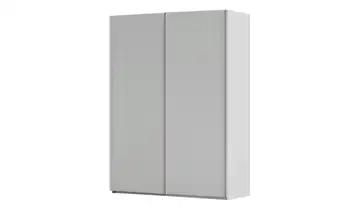 Kollektion Kraft Schwebetürenschrank inklusive Zubehör 161 cm ohne Spiegel Seidengrau