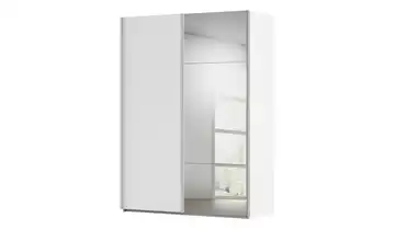 Kollektion Kraft Schwebetürenschrank inklusive Zubehör 161 cm mit Spiegel Weiß