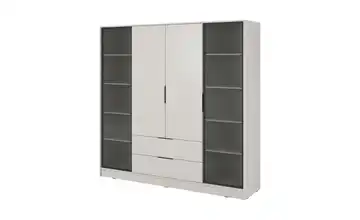 Drehtürenschrank mit 2 Schubladen kaschmirfarben