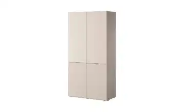 Drehtürenschrank 101 cm breit Beige