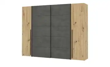 Schwebetürenschrank mit Drehtüren