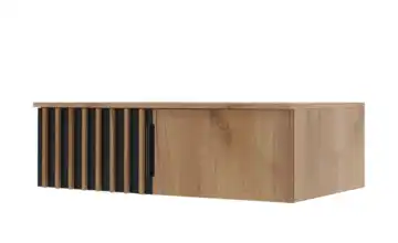 Aufsatz 100 cm Eiche (Nachbildung), Schwarz