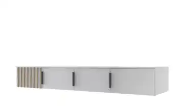 Aufsatz 200 cm Weiß, Eiche (Nachbildung)