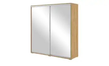 Schwebetürenschrank Eiche Artisan (Nachbildung) 100 cm 245 cm 2 Stück