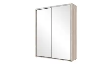 Schwebetürenschrank Eiche Sonoma (Nachbildung) 125 cm 215 cm 2 Stück