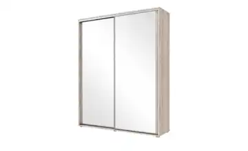 Schwebetürenschrank Eiche Sonoma (Nachbildung) 230 cm 215 cm 2 Stück