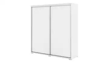 Schwebetürenschrank 200 cm Weiß 245 cm