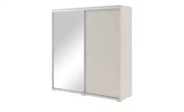 Schwebetürenschrank 100 cm 245 cm kaschmirfarben