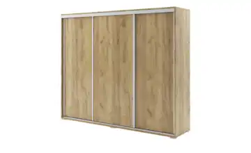 Schwebetürenschrank Eiche (Nachbildung) 215 cm 278 cm
