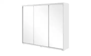 Schwebetürenschrank Weiß 250 cm 245 cm 3 Stück