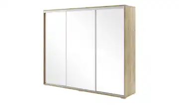 Schwebetürenschrank Eiche (Nachbildung) 278 cm 215 cm 3 Stück
