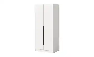 Drehtürenschrank 80 cm Weiß
