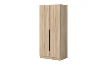 Drehtürenschrank 80 cm Eiche Sonoma (Nachbildung)