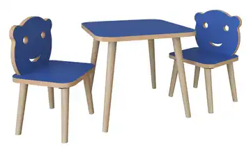 Kindersitzgruppe Set Blau