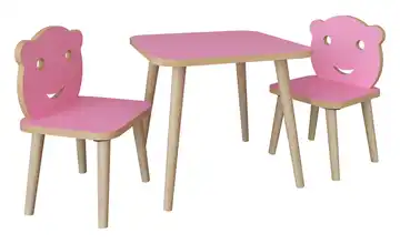 Kindersitzgruppe Set Pink
