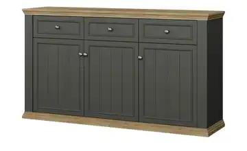 Sideboard Graphit, Eiche (Nachbildung)