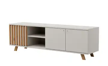 Lowboard kaschmirfarben, Asteiche (Nachbildung) 160 cm