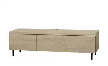 Primo Lowboard Keswick 181 cm Eiche (Nachbildung), Hellbraun mit Füßen