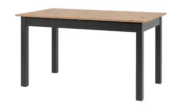 smart Ausziehbarer Esstisch in verschiedenen Größen Ben rechteckig 140x80 cm Asteiche (Nachbildung)