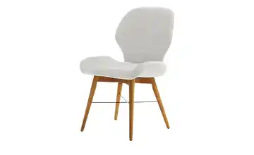 Woodford Polsterstuhl  mit erhöhter Sitzkante Mamiba Weiß ohne Wildeiche