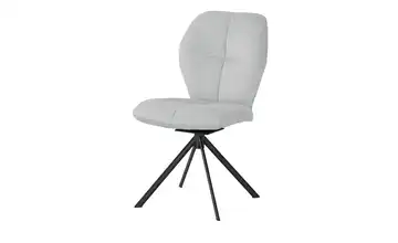 Wohnwert Polsterstuhl Luisa Drehfunktion Hellgrau