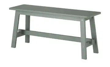 Bank aus Massivholz Salbeigrün 100 cm