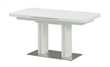 Esstisch ausziehbar Weiß 150 cm