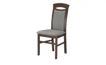 Polsterstuhl Silbergrau