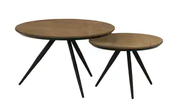 Primo Couchtisch 2er Set Eiche (Nachbildung), Braun