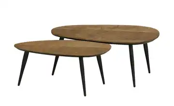 Primo Couchtisch 2er-Set XL Teak (Nachbildung)