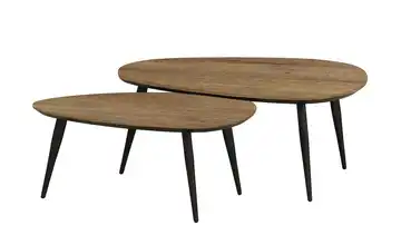 Primo Couchtisch 2er-Set XL Eiche (Nachbildung), Braun