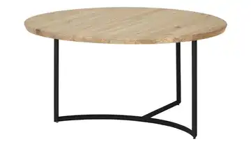 Couchtisch Asteiche Schwarz Höhe ca. 37 cm