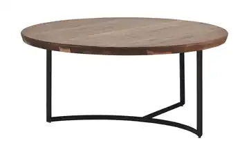 Couchtisch 32 cm Nussbaum Schwarz