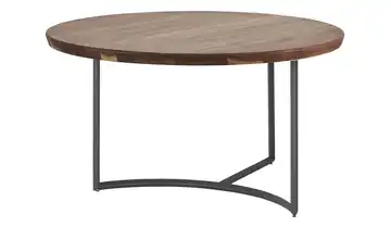 Couchtisch 42 cm Nussbaum Basaltgrau